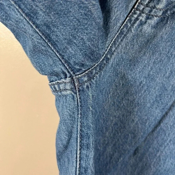 Madewell Western Yoke Jeans Size 25 High Rise Straight Leg Medium Wash Retro - Picture 6 of 9